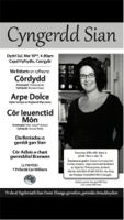 poster cyngerdd sian