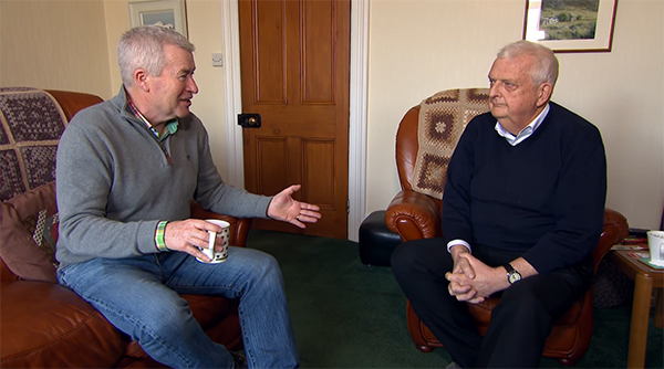 Gerallt Pennant o raglen Prynhawn Da gydag Arwel Roberts